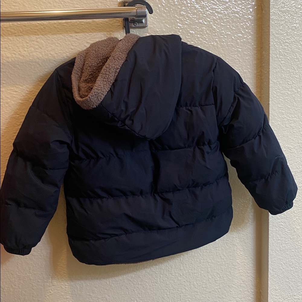 Kids Puffer Jacket with Hood - Picture 2 of 4
